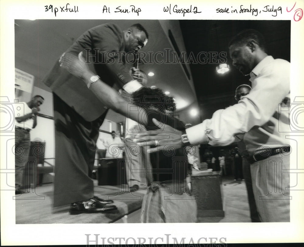 1995 Press Photo Kevin Harris, pastor if Victory Tabernacle Baptist Church - Historic Images