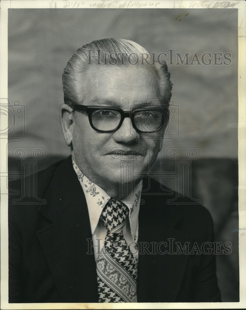 1973 Press Photo Daniel Haggerty, Orleans clerk of Criminal District Court - Historic Images