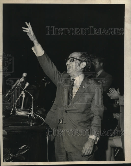 1969 Press Photo Judge David Gertler addressing a convention - nob27281-Historic Images