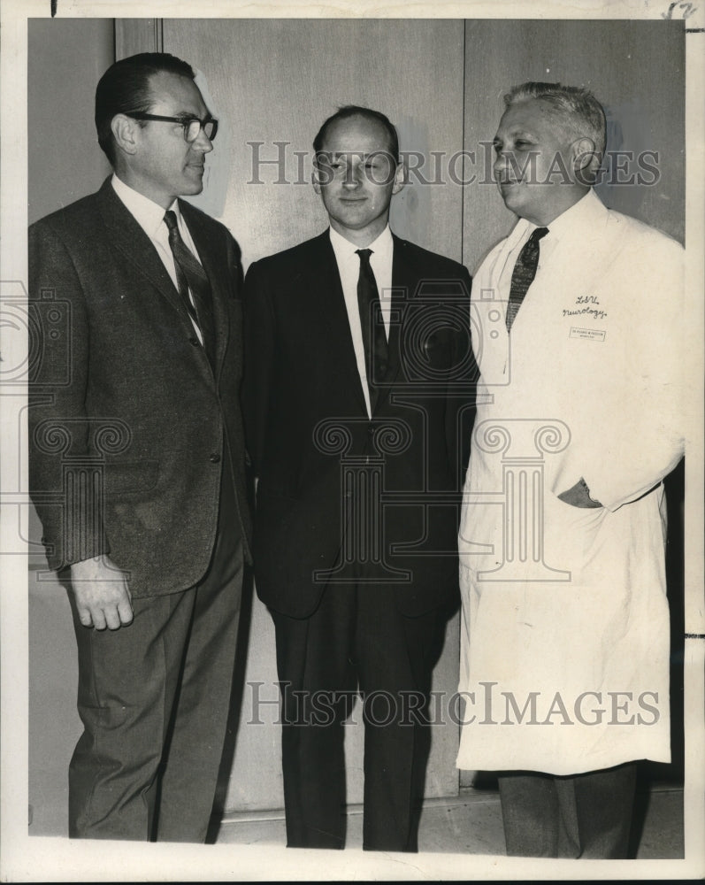 1968 Press Photo Dr. Norman Geschwind lectured at Louisiana State University - Historic Images