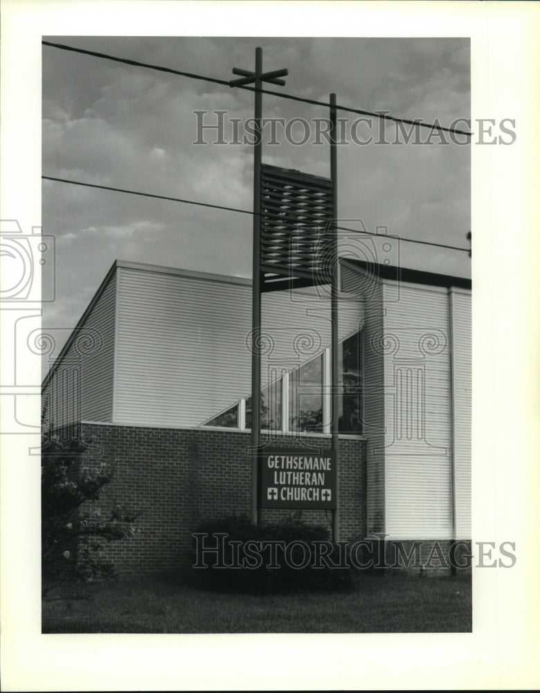 1992 Press Photo Gethsemane Lutheran Church- counseling center, St. Bernard - Historic Images