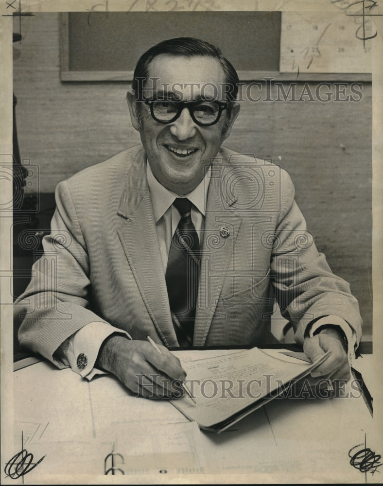 1969 Press Photo David Gertler, Candidate for Mayor of New Orleans - nob27340 - Historic Images