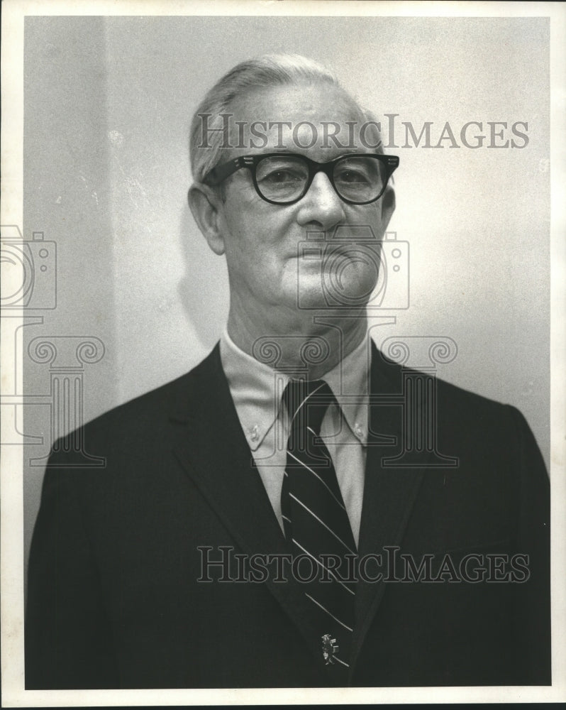 1969 Press Photo William Haile, president of Tulane Alumni Association - Historic Images