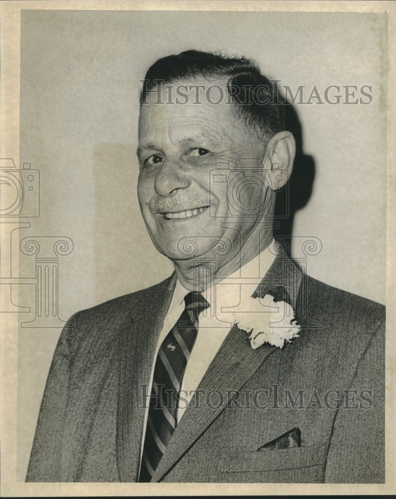 1967 Press Photo Leo J. Haydel, retiree from Woodward, Wright & Co. Ltd. - Historic Images