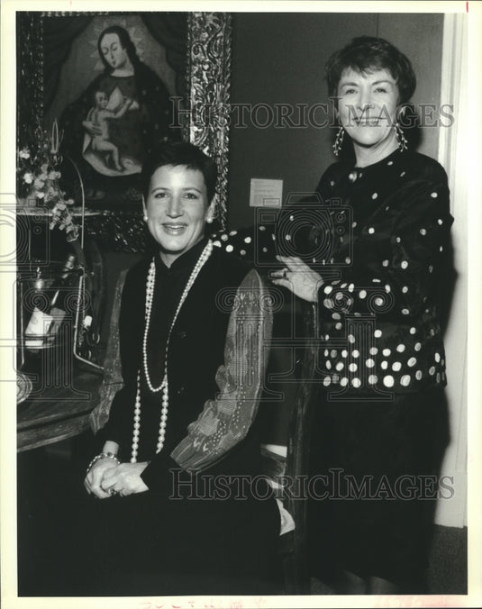 1994 Press Photo Blayney Myers & Deirdre Hayden at Art In Bloom Event - Historic Images