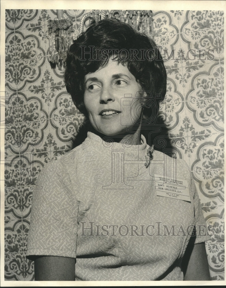 1971 Press Photo Mrs. Mary Heavner - nob27540 - Historic Images