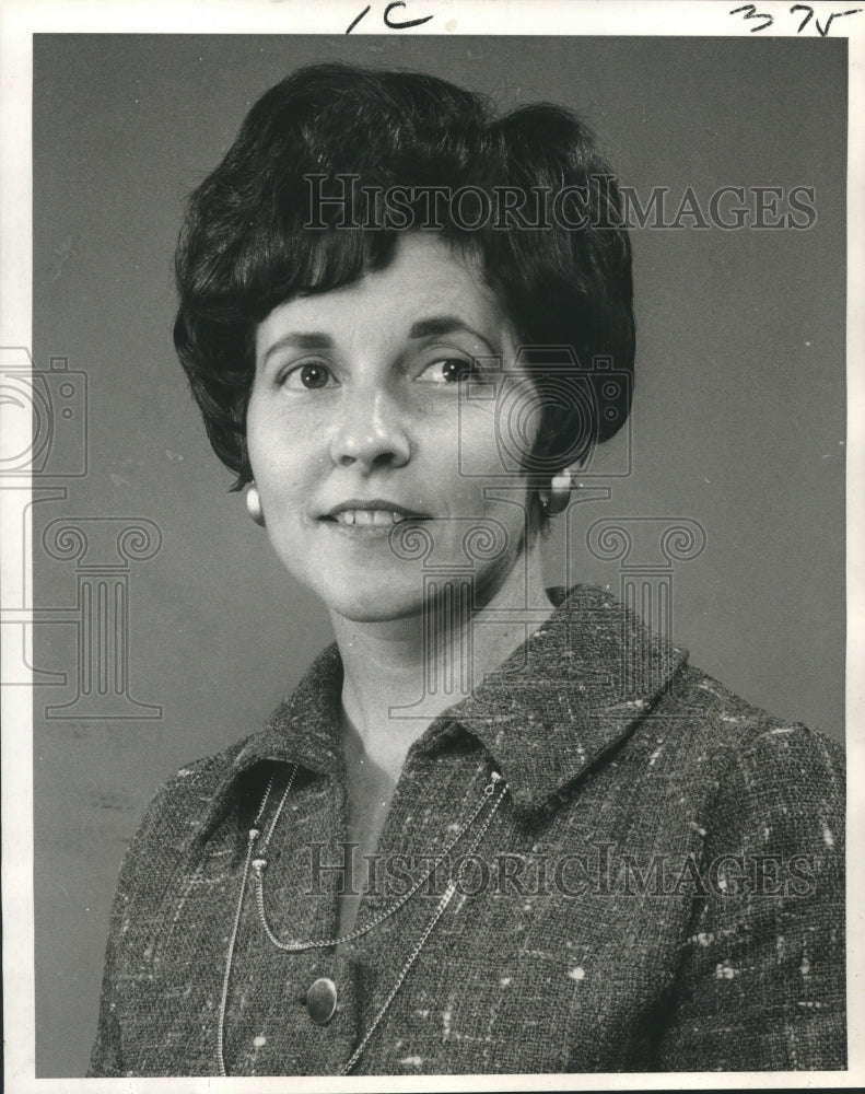 1969 Press Photo Mrs. Louis Heavner Jr., president New Orleans Veterinary Assn. - Historic Images