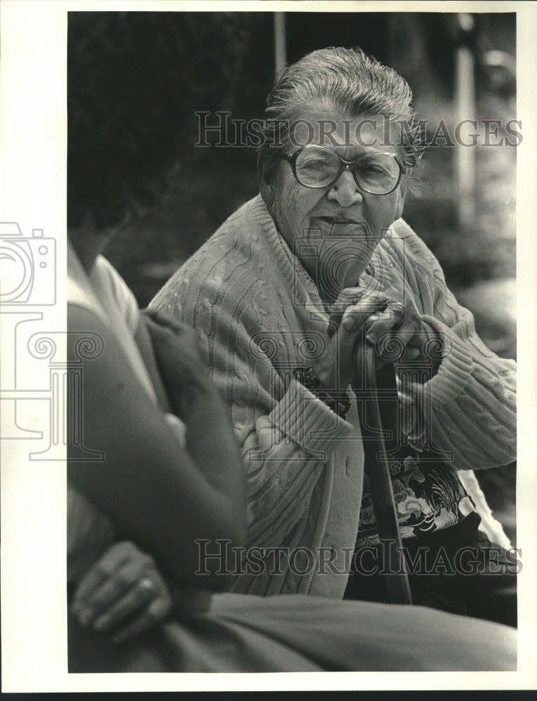 Press Photo Grand opening ceremonies for Hadden Hall senior center in Covington - Historic Images