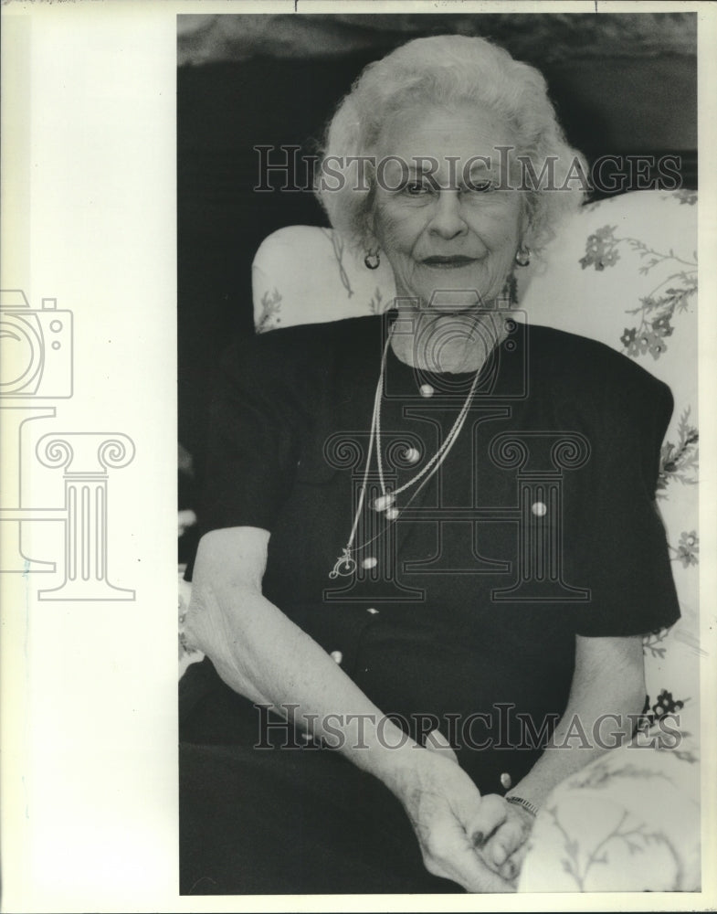 1992 Press Photo Jessie Haase, Louisiana Senior Citizen - Historic Images