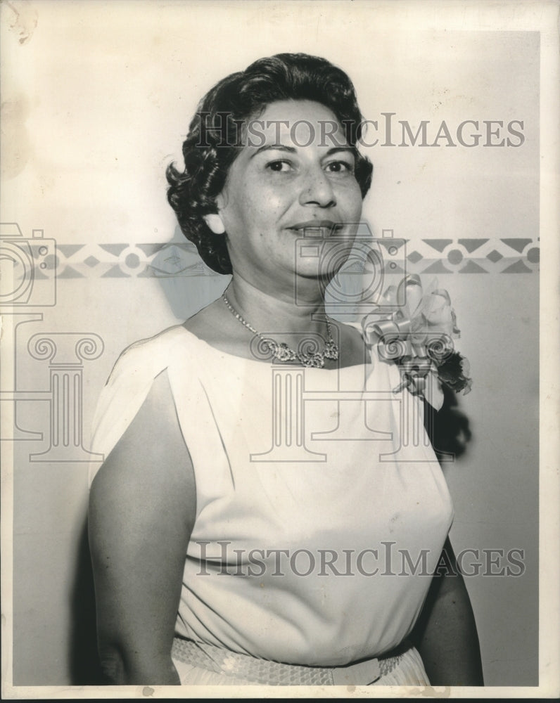 1960 Press Photo Amanda Guthrie, Eastern Star Council No. 7 Daughters of America- Historic Images