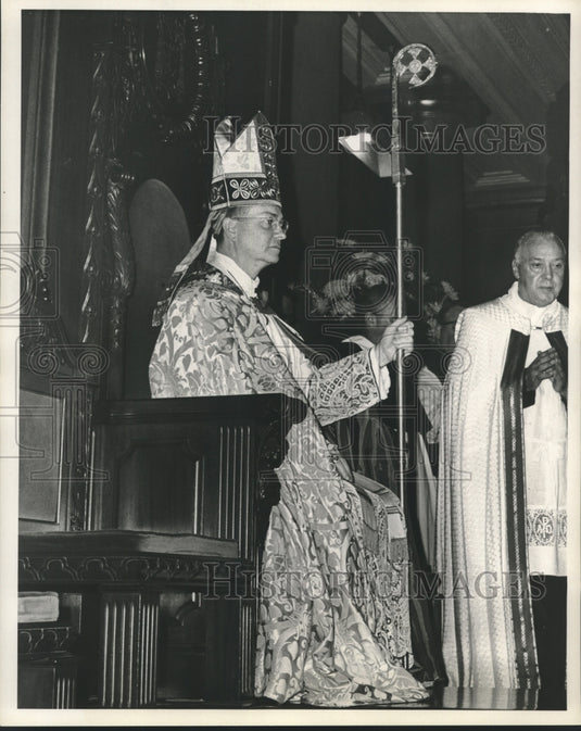 1965 Press Photo Archbishop Philip M. Hannan at installation - nob27842 - Historic Images