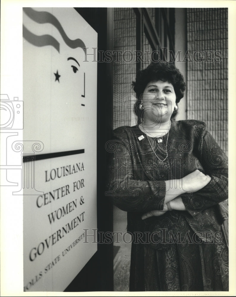 1995 Press Photo Felicia Harry, director,Louisiana Center for Women &amp; Government - Historic Images