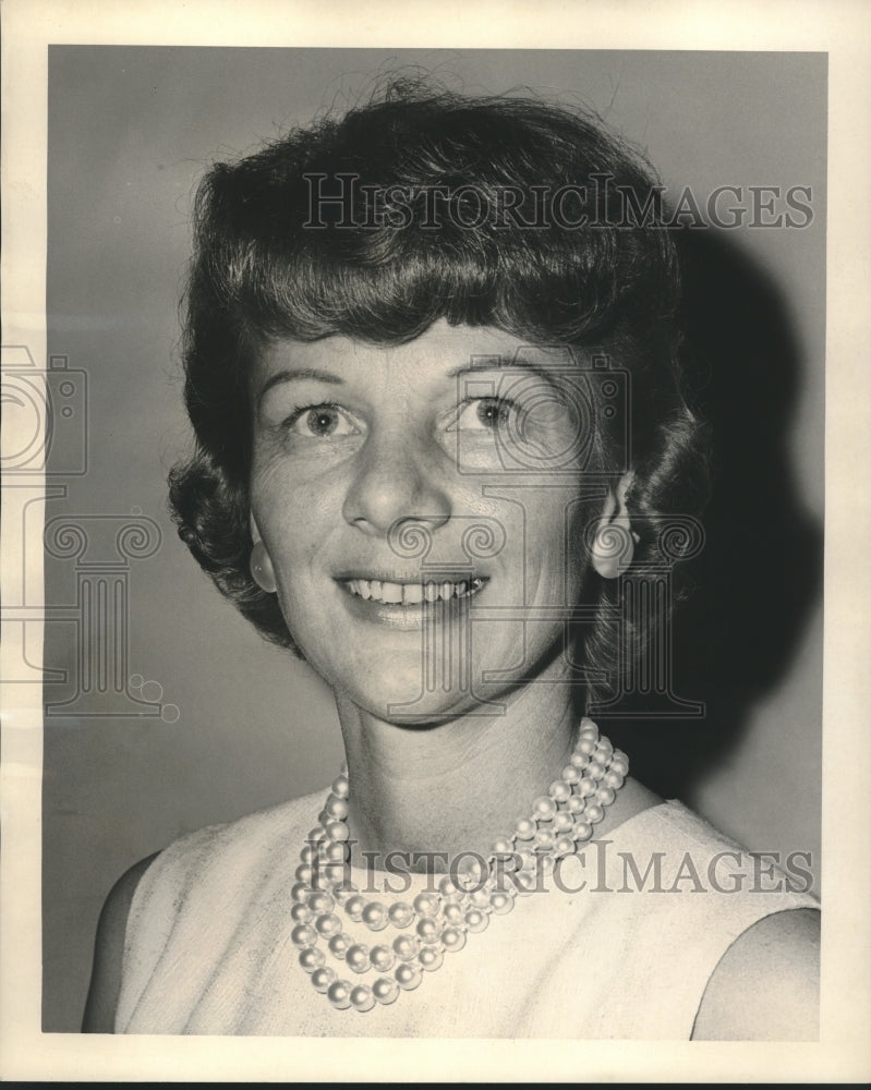 1965 Press Photo Mrs W.D. Hawley, U.S. Public Health Service Womens Club - Historic Images