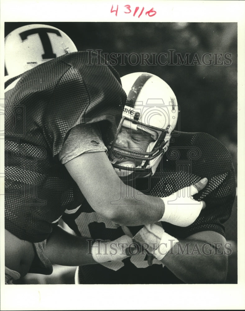 1986 Press Photo Tom Hawks, football player - nob27996 - Historic Images