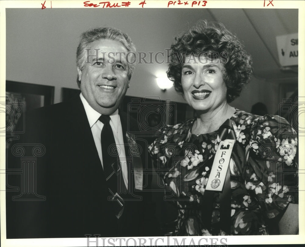 1994 Press Photo St. Alphonsus - Armand Bertin and Elizabeth Hahn - Historic Images