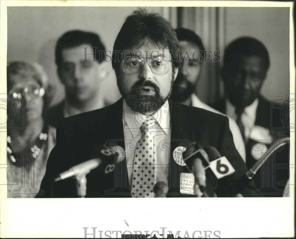 1988 Press Photo Gary Groesch, director of the &#39;Alliance for Affordable Energy&#39; - Historic Images