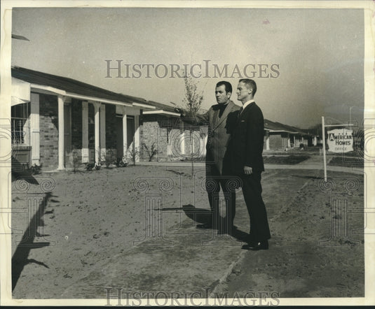 1969 Press Photo Haydel Manor Subdivision Homes Dedication at 1601 Haydel Drive - Historic Images