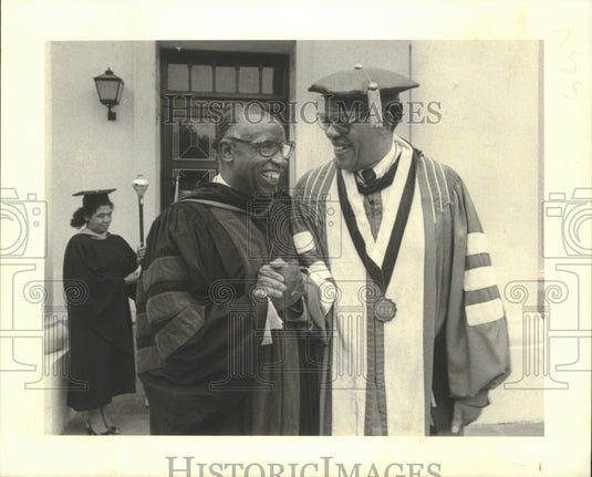 1981 Press Photo Founder's Day Ceremony at Dillard University, New Orleans - Historic Images