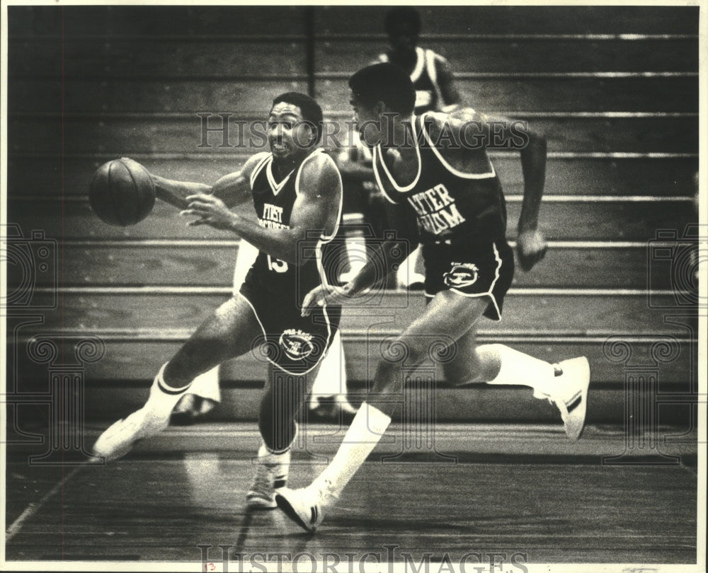 1978 Press Photo Robert Haygood at New Orleans Professional Summer League - Historic Images