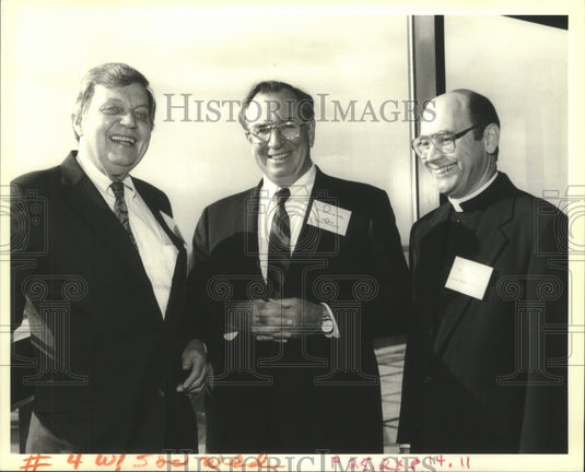 1993 Press Photo George Healy III, Eamon Kelly & Dean John Senette, New Orleans - Historic Images