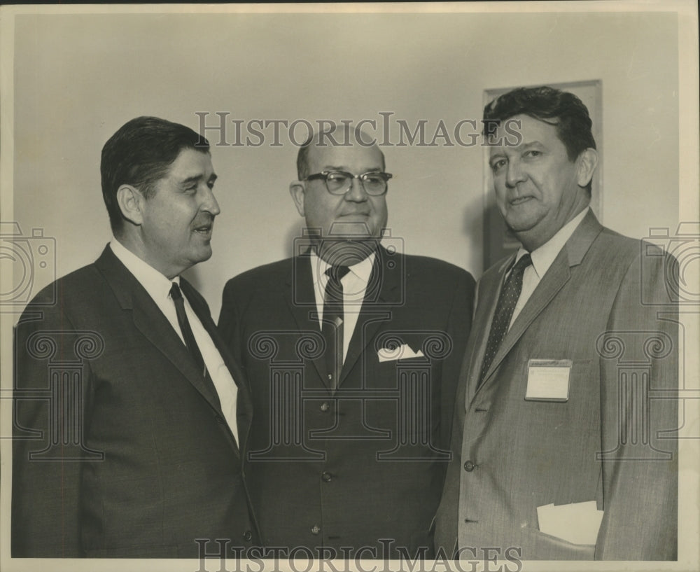 1965 Press Photo Ovid Davis, Sterling Dunn, George W Healy Jr., New Orleans-Historic Images