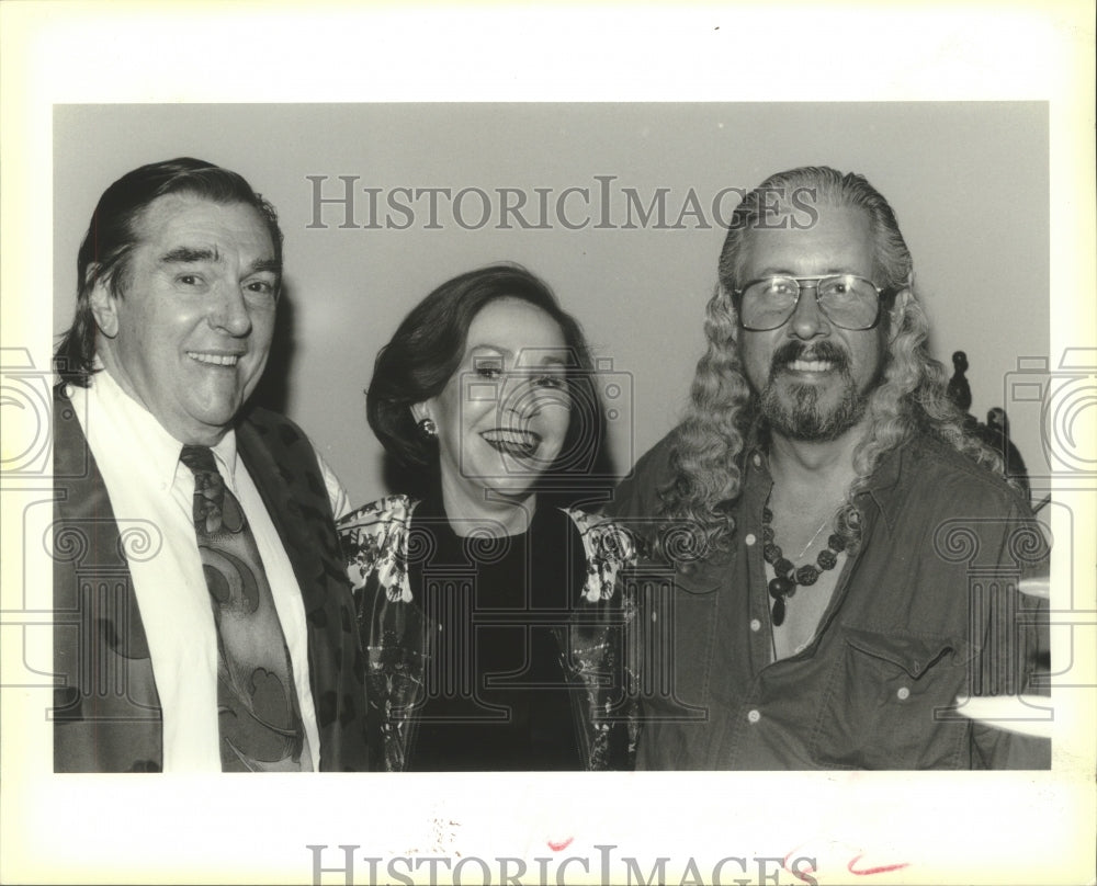 1993 Press Photo John DuBois and Dottie Brennan during party for A. G. - Historic Images