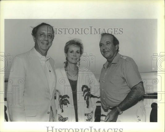 1993 Press Photo Senator John J. Hainkel Jr., Leigh and Dr. Kenneth Dieffenbach - Historic Images