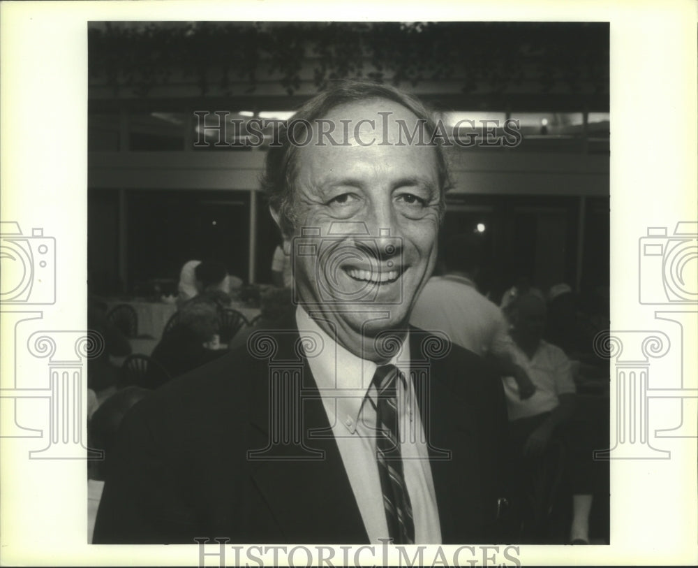 1991 Press Photo Senator John Hainkel at Marine Corps Scholarship Awards - Historic Images