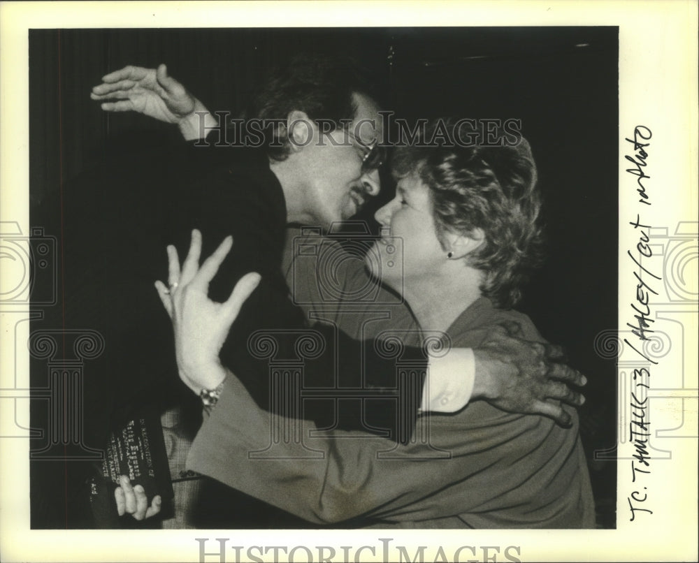 1989 Press Photo Kathy Haywood, President of Pride of St. Tammany - Historic Images