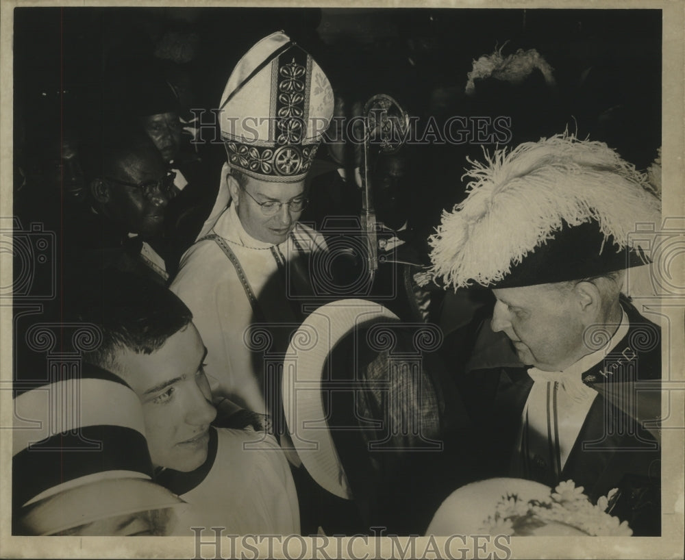1966 Press Photo Archbishop Philip M. Hannan at installation - nob28511 - Historic Images