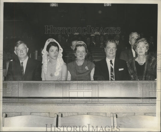 1965 Press Photo Thomas and Pat Hannan, Mmes, Thomas and Francis Hannan - Historic Images