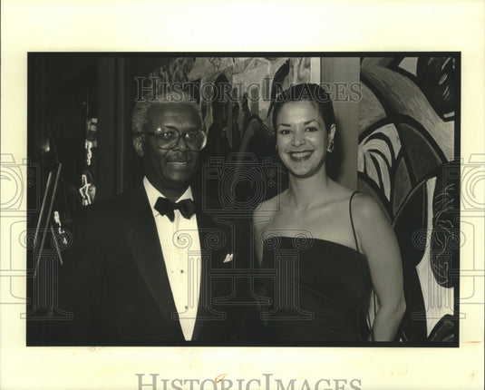 1989 Press Photo Richard Harrison, Mary Ann Plasencia at Young Leadership event - Historic Images