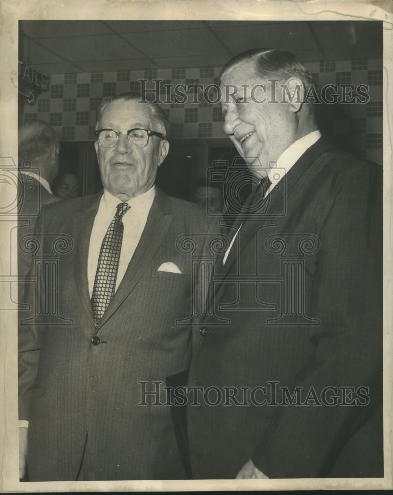 1969 Longshoremen officials Thomas Gleason and Ralph Massey - Historic Images