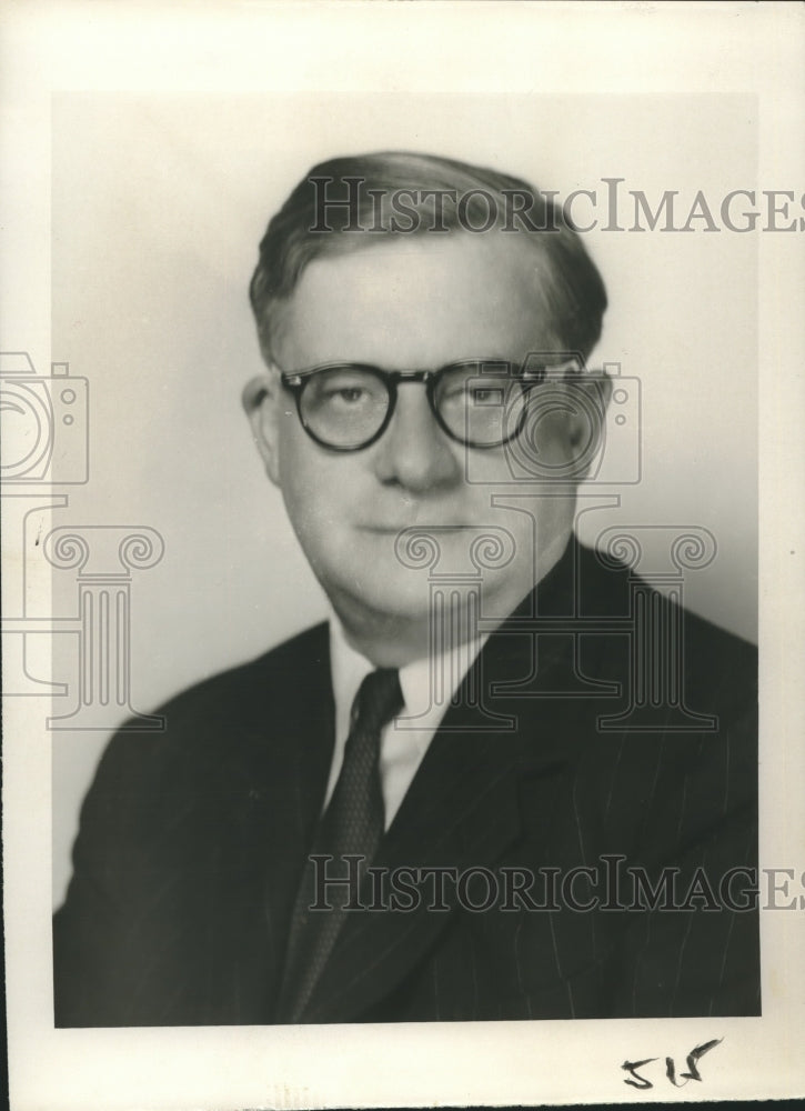 1961 Press Photo Leslie Glass, minister on staff, British embassy in Washington - Historic Images