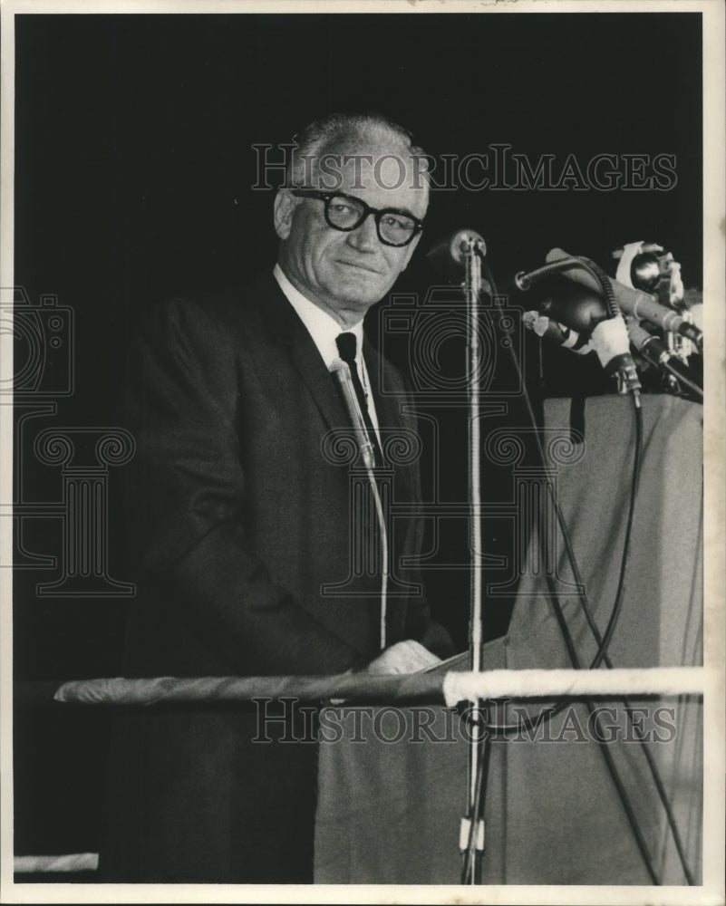 1964 Press Photo Barry Goldwater in New Orleans during campaign - nob28849 - Historic Images