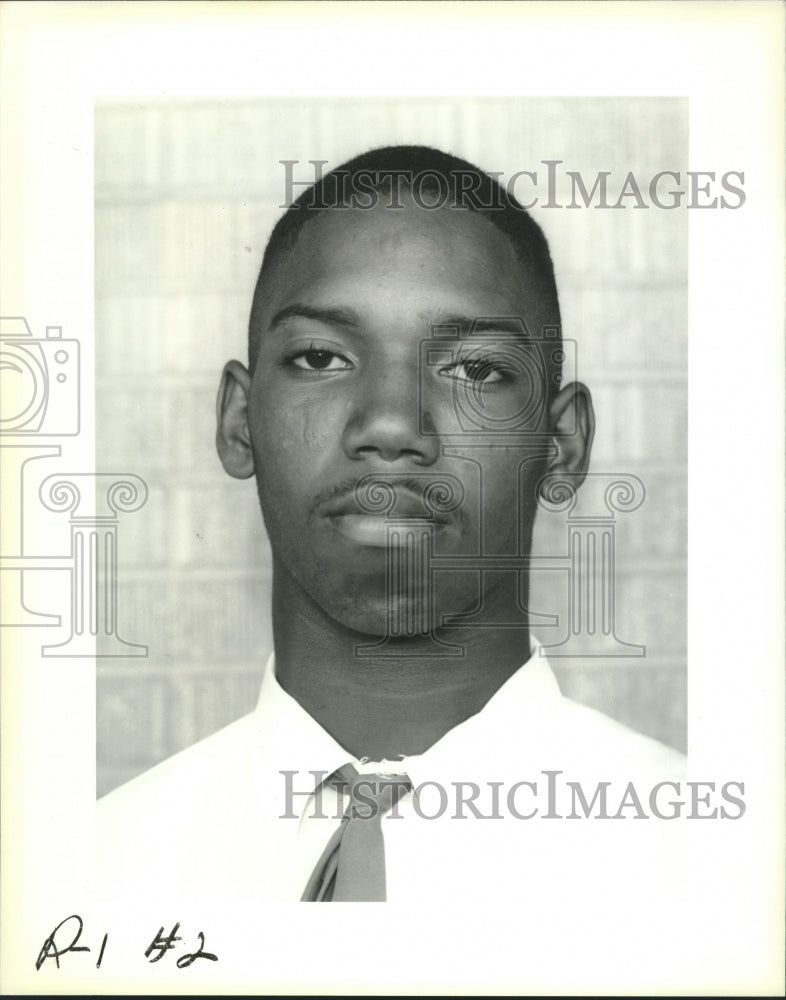 1991 Press Photo Errick Harper, Saint Augustine High School Football - nob28910 - Historic Images