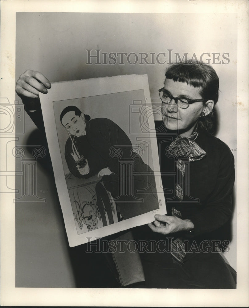 1953 Press Photo Phyllis Gihhs - nob29188 - Historic Images