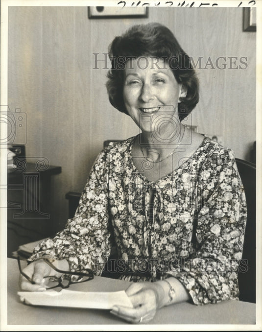 1978 Press Photo Mrs. O. E. Haring of Louisiana Automobile Dealer's Association - Historic Images