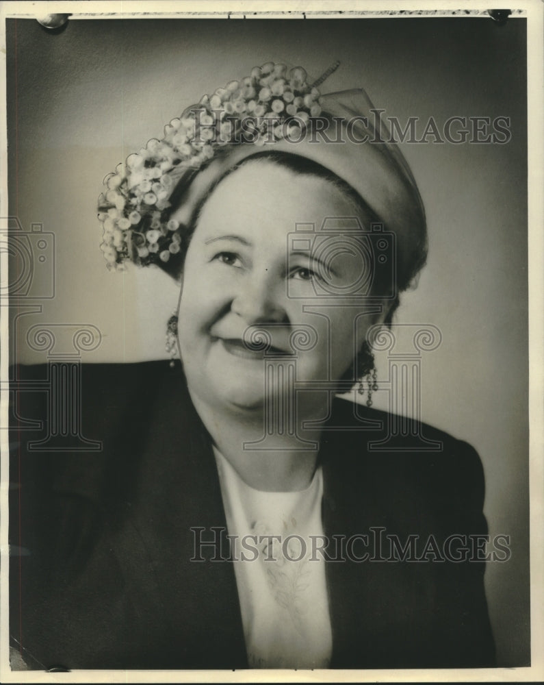 1966 Press Photo Mrs. Willie L Harris, Knights of Pythias in Louisiana - Historic Images