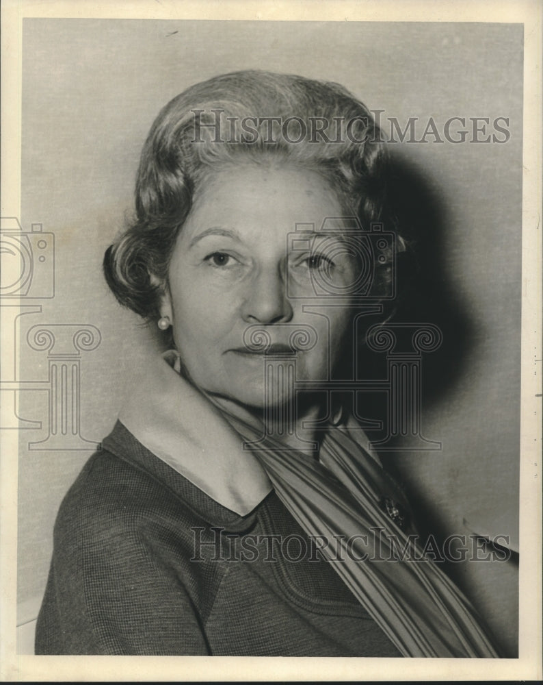 1966 Press Photo Mrs. Homer Harris, representative at large for National Council - Historic Images