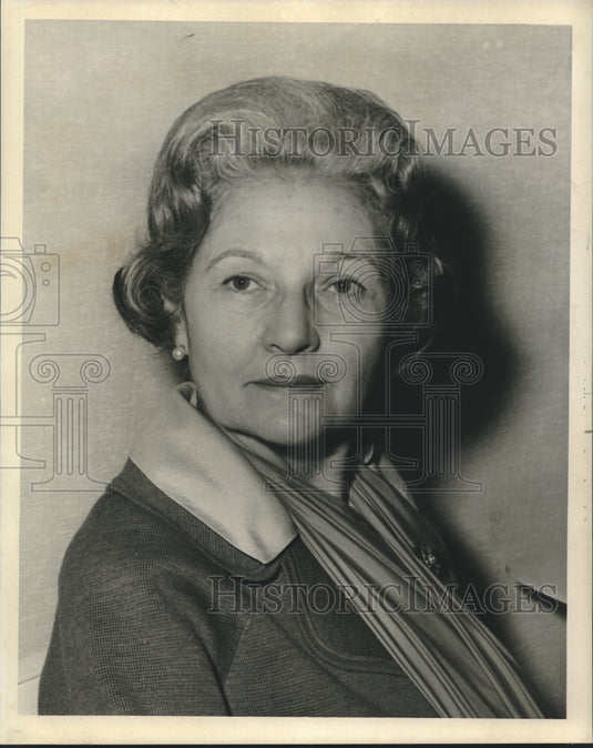1966 Press Photo Mrs. Homer Harris, representative at large for National Council - Historic Images