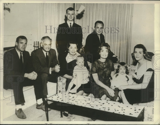 1962 Press Photo Senator Barry Goldwater Jr with his Family - nob29447 - Historic Images