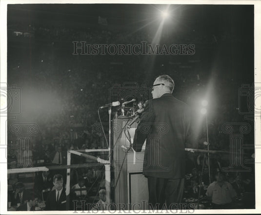 1964 Press Photo Presidential candidate Barry Goldwater campaigns in New Orleans - Historic Images