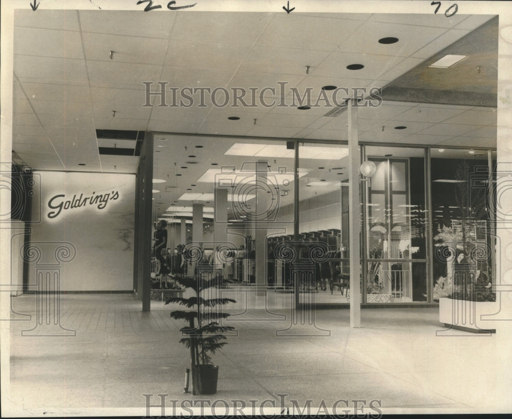 1966 Press Photo Goldring&#39;s in the Oakwood Shopping Center - nob29627 - Historic Images