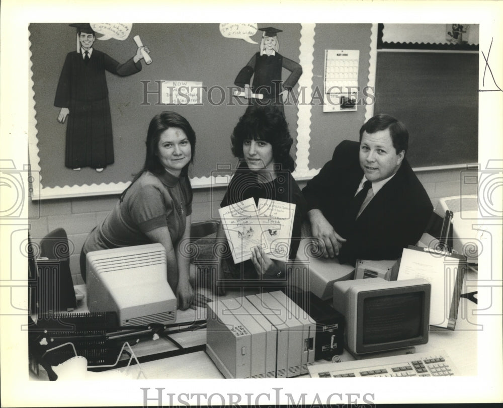 1990 Press Photo Andrew Jackson High School- directory of Organization &amp; clubs - Historic Images