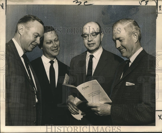 1965 Press Photo Principals at New Orleans Graduate Medical Assembly sessions - Historic Images