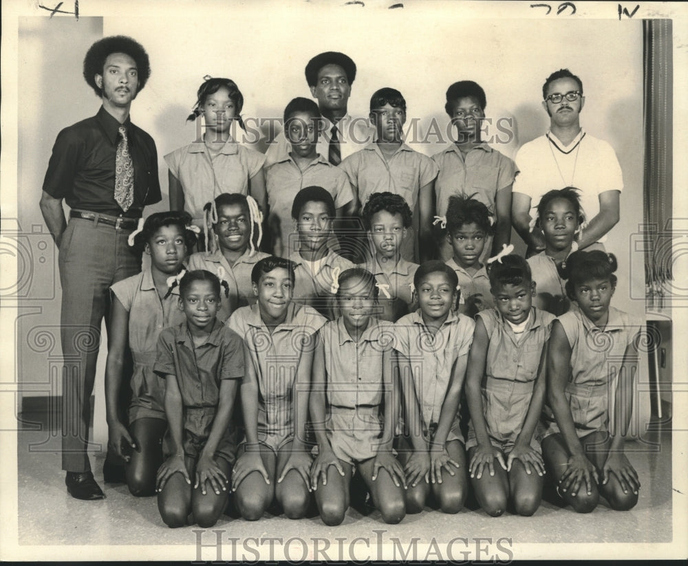 1972 Press Photo Edgar P. Harney Elementary School city track champions-Historic Images