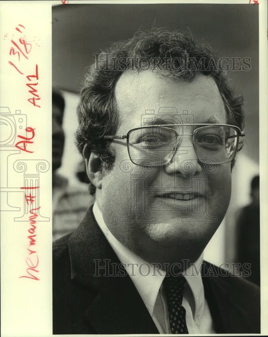 1985 Press Photo Russ Herman, local Louisiana Executive - nob30261 - Historic Images