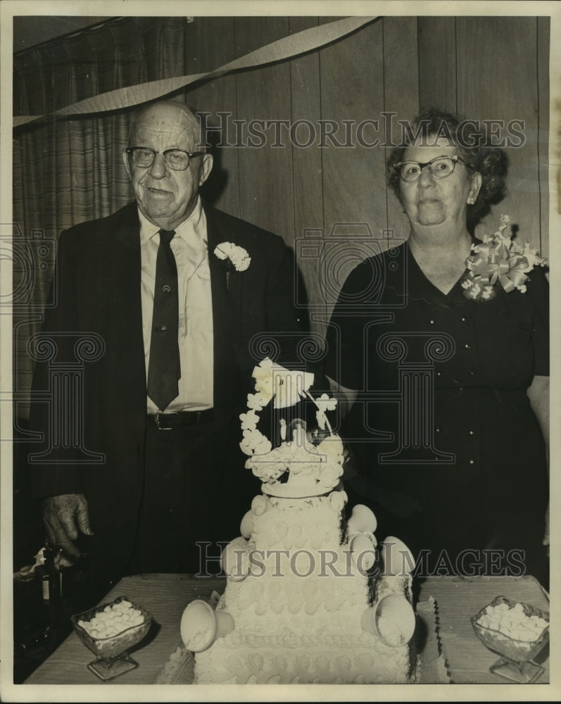 1967 Press Photo 50th Wedding Anniversary of Mr. &amp; Mrs. Arthur Herthum-Historic Images