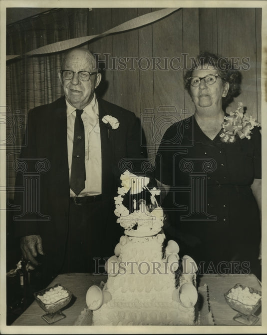 1967 Press Photo 50th Wedding Anniversary of Mr. & Mrs. Arthur Herthum-Historic Images